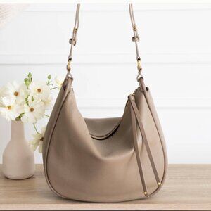 AALLYN Marley Hobo Bag-Biscotti